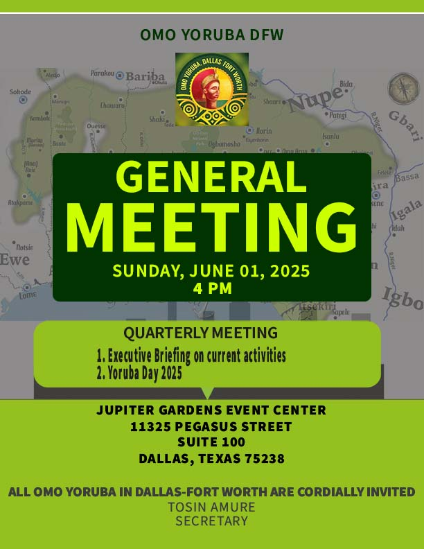 omo yoruba dfw meeting